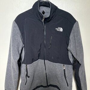 The North Face Gray and Black Polar Fleece, Full Zip, Women's, Size M